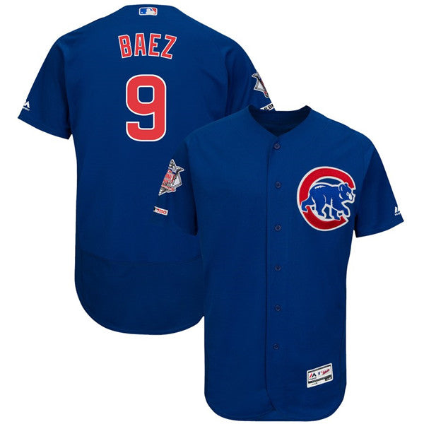 Custom Fan-Made Javier Baez Chicago Cubs #9 Baseball Jersey