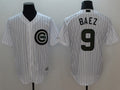 Custom Fan-Made Javier Baez Chicago Cubs #9 White 2018 Baseball Jersey