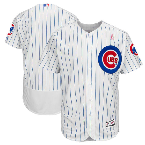 Custom Fan-Made White 2018 Chicago Cubs Baseball Jersey Chicago Cubs White 2018 Baseball Jersey