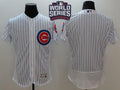 Custom Fan-Made Bound White 2016 Chicago Cubs Baseball Jersey Chicago Cubs White 2016 Baseball Jersey