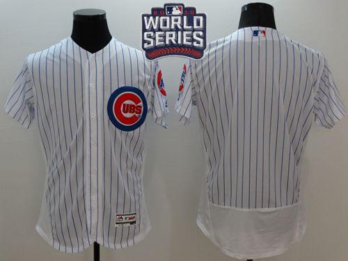 Custom Fan-Made Bound White 2016 Chicago Cubs Baseball Jersey Chicago Cubs White 2016 Baseball Jersey