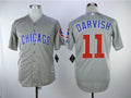 Custom Fan-Made Yu Darvish Gray Chicago Cubs Baseball Jersey Chicago Cubs Grey Baseball Jersey