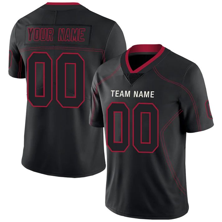 Custom black football jersey | GameDay Jerseys