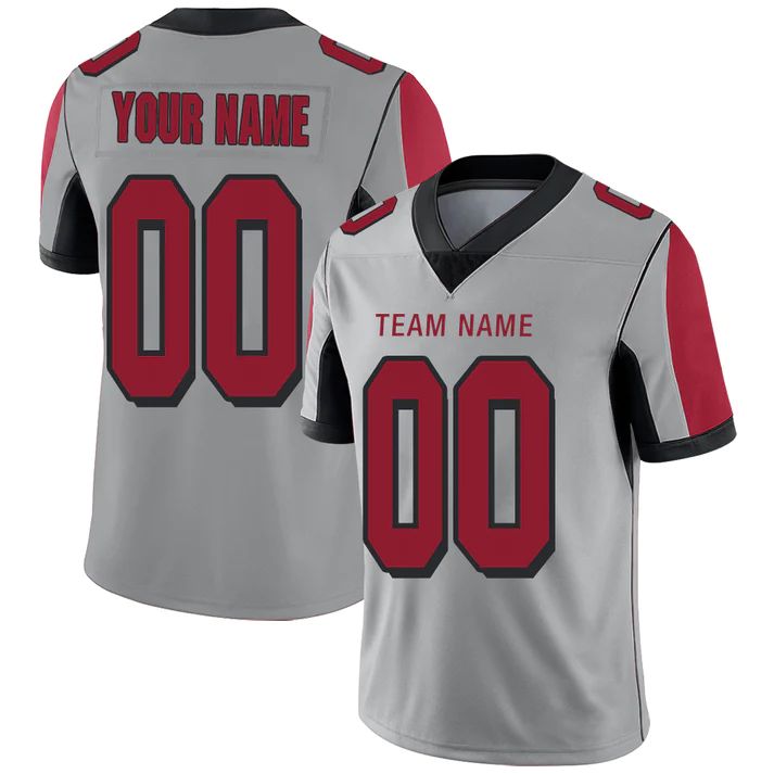 Custom grey football jersey | GameDay Jerseys