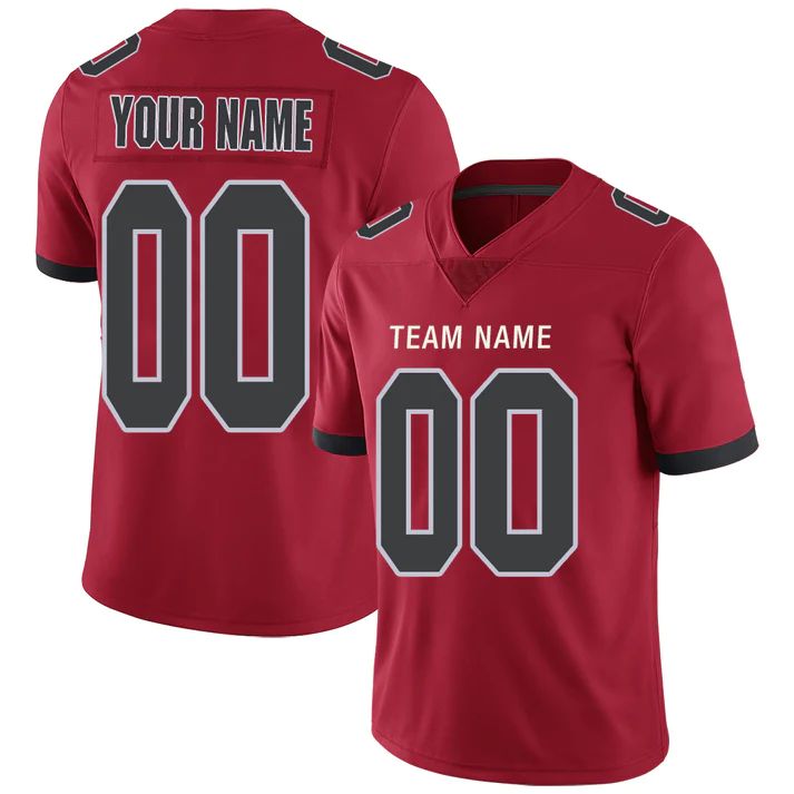 Custom red football jersey | GameDay Jerseys