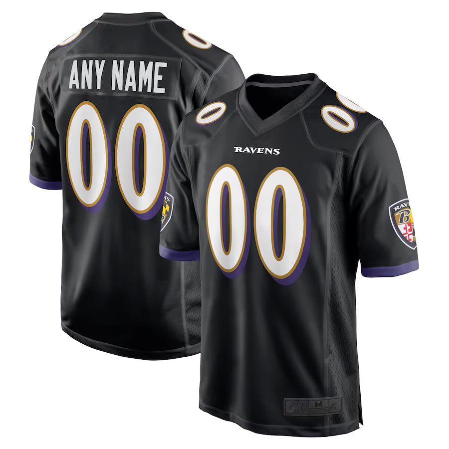 Custom black football jersey | GameDay Jerseys