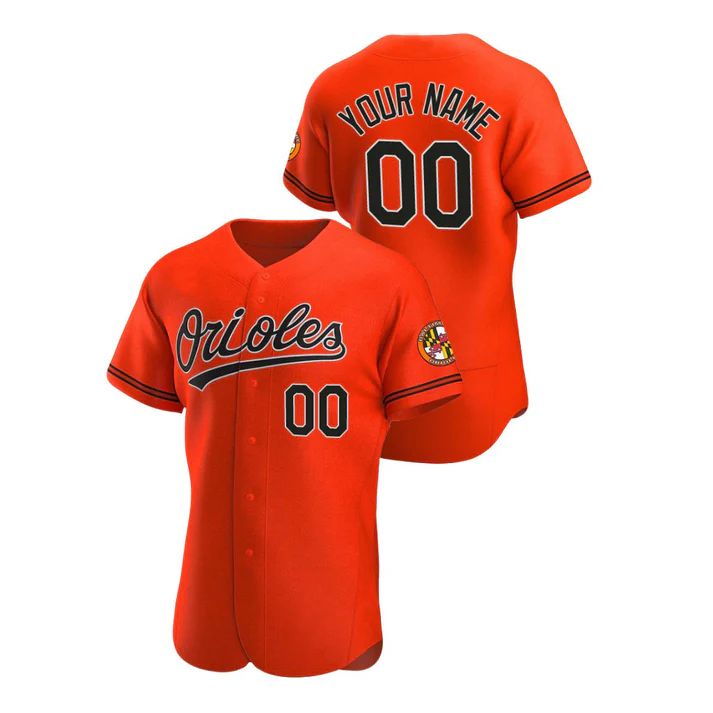 Custom orange baseball jersey | GameDay Jerseys