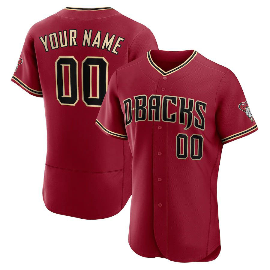 Custom Red Baseball Shirt Top