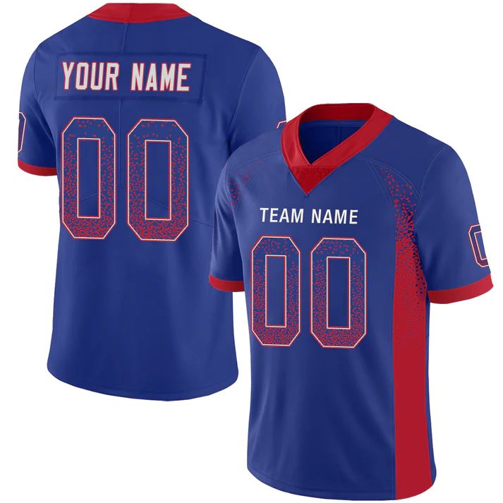 Custom blue football jersey | GameDay Jerseys