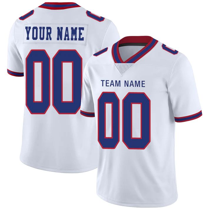 Custom white football jersey | GameDay Jerseys