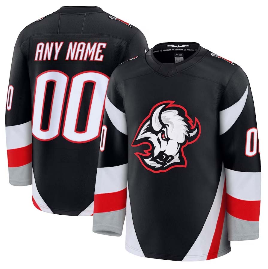 Custom black hockey jersey | GameDay Jerseys