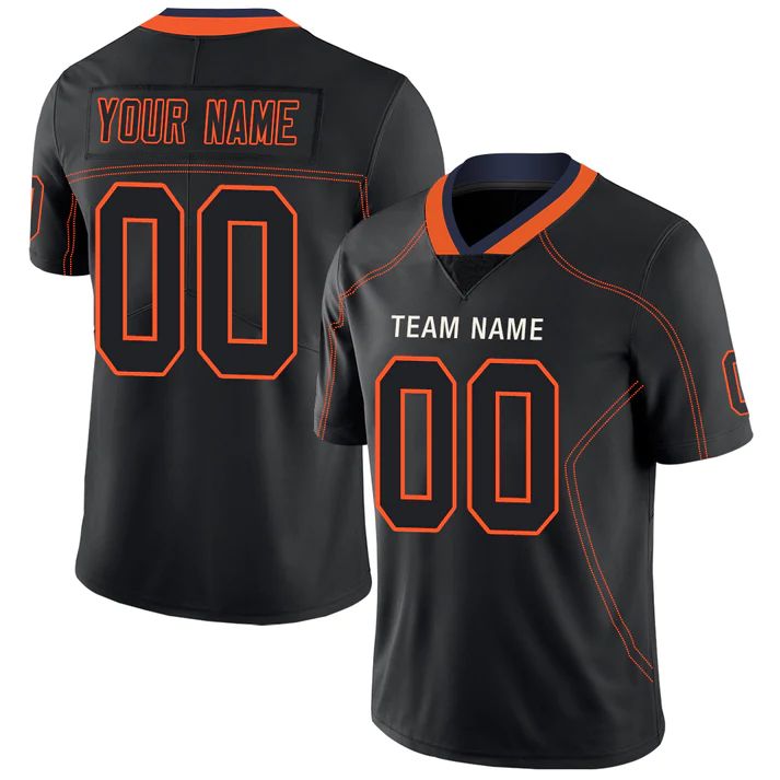 Custom black football jersey | GameDay Jerseys