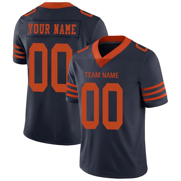 Custom navy football jersey | GameDay Jerseys