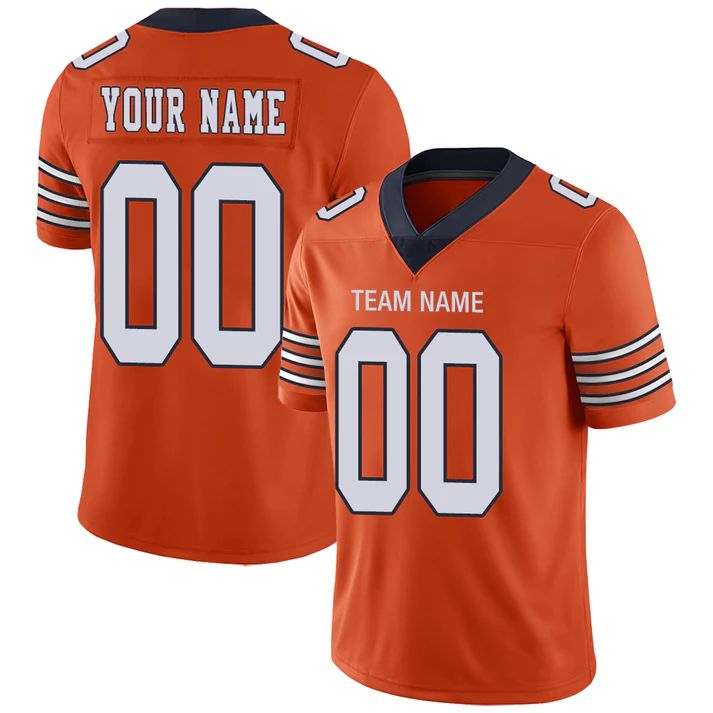 Custom orange football jersey | GameDay Jerseys