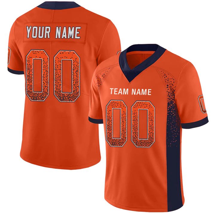 Custom orange football jersey | GameDay Jerseys