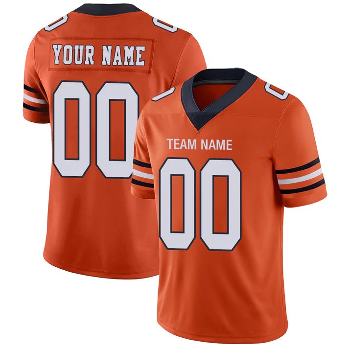 Custom orange football jersey | GameDay Jerseys