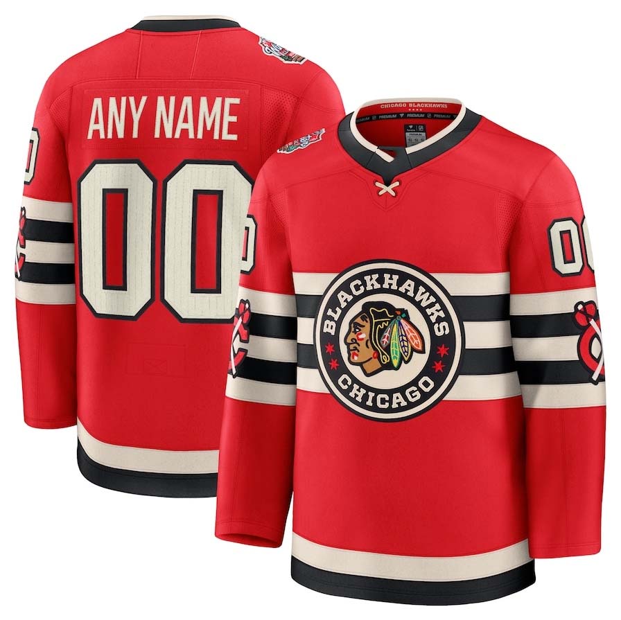 Custom red hockey jersey | GameDay Jerseys