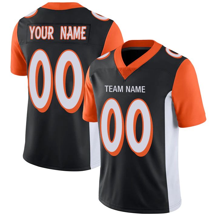 Custom black football jersey | GameDay Jerseys