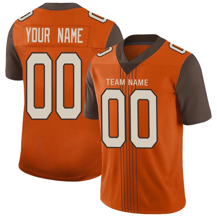 Custom orange football jersey | GameDay Jerseys