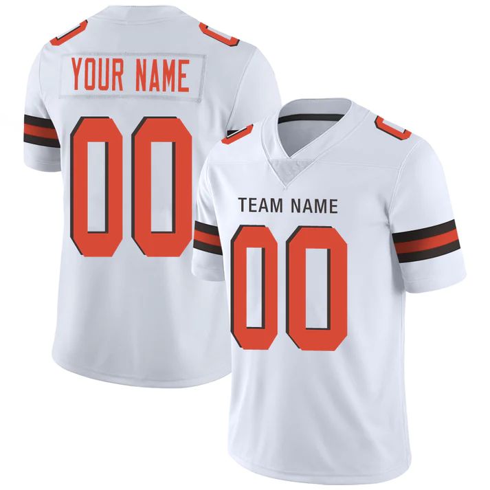 Custom white football jersey | GameDay Jerseys