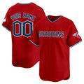 Custom red baseball jersey | GameDay Jerseys