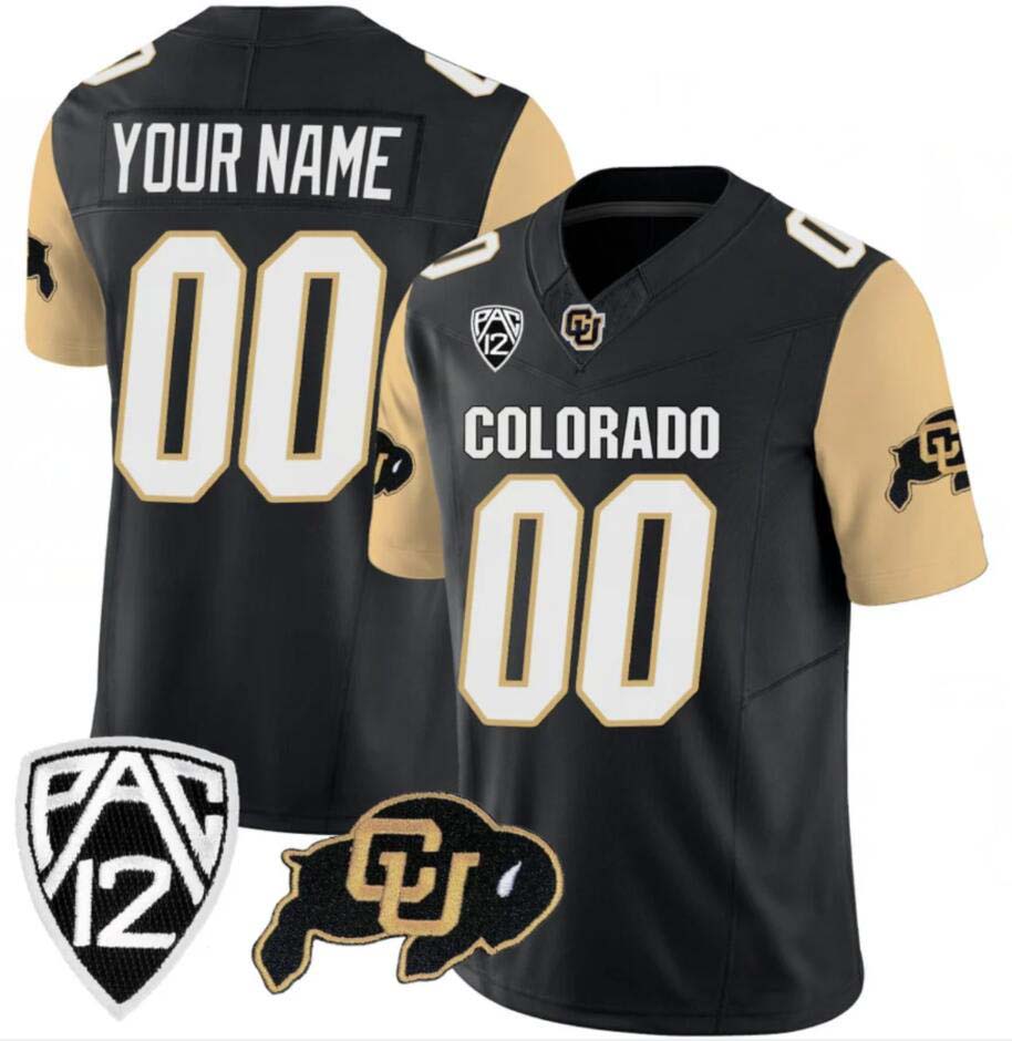 Custom black football jersey #12 | GameDay Jerseys