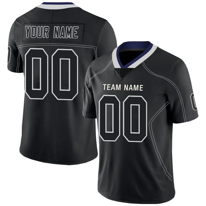 Custom black football jersey | GameDay Jerseys
