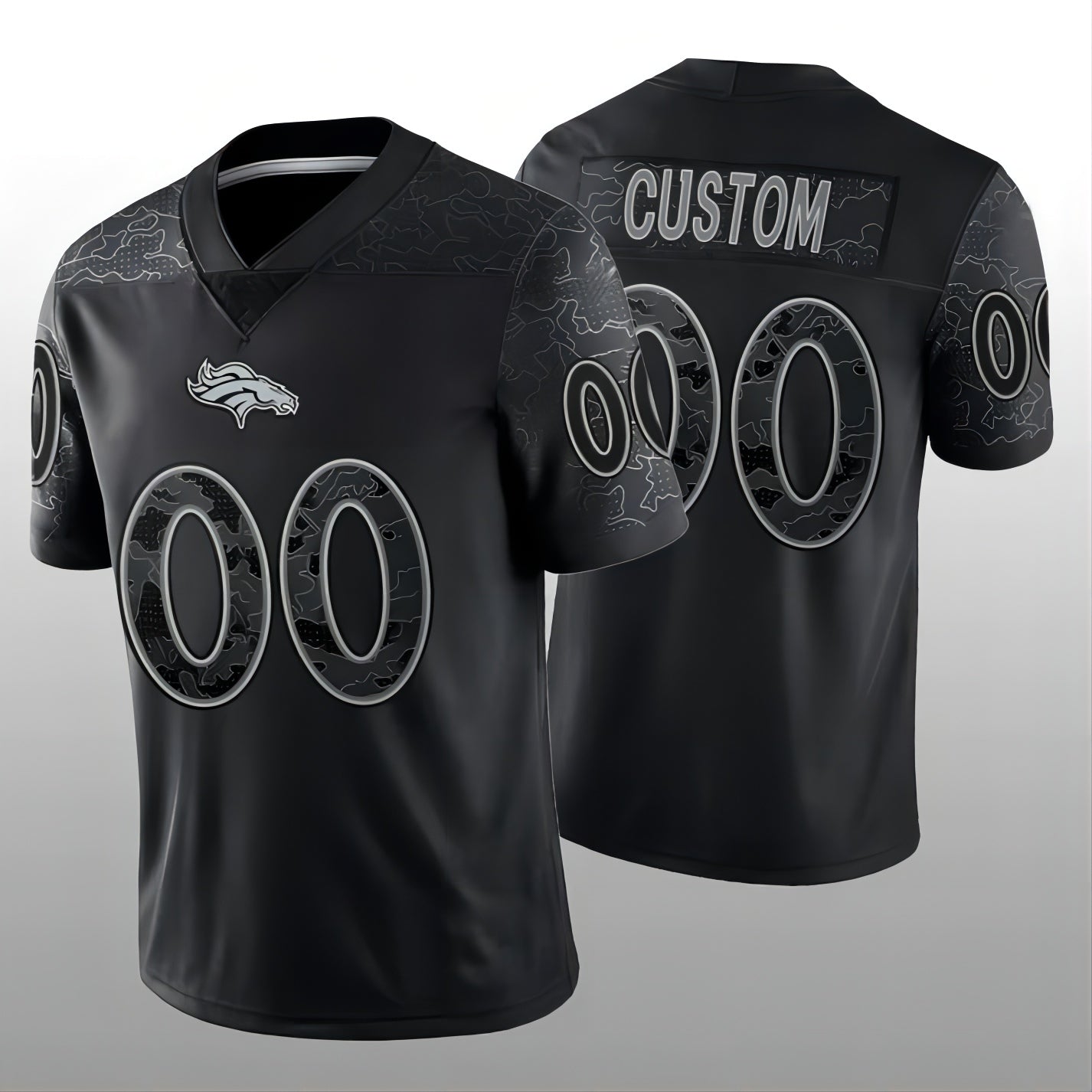 Custom black football jersey | GameDay Jerseys