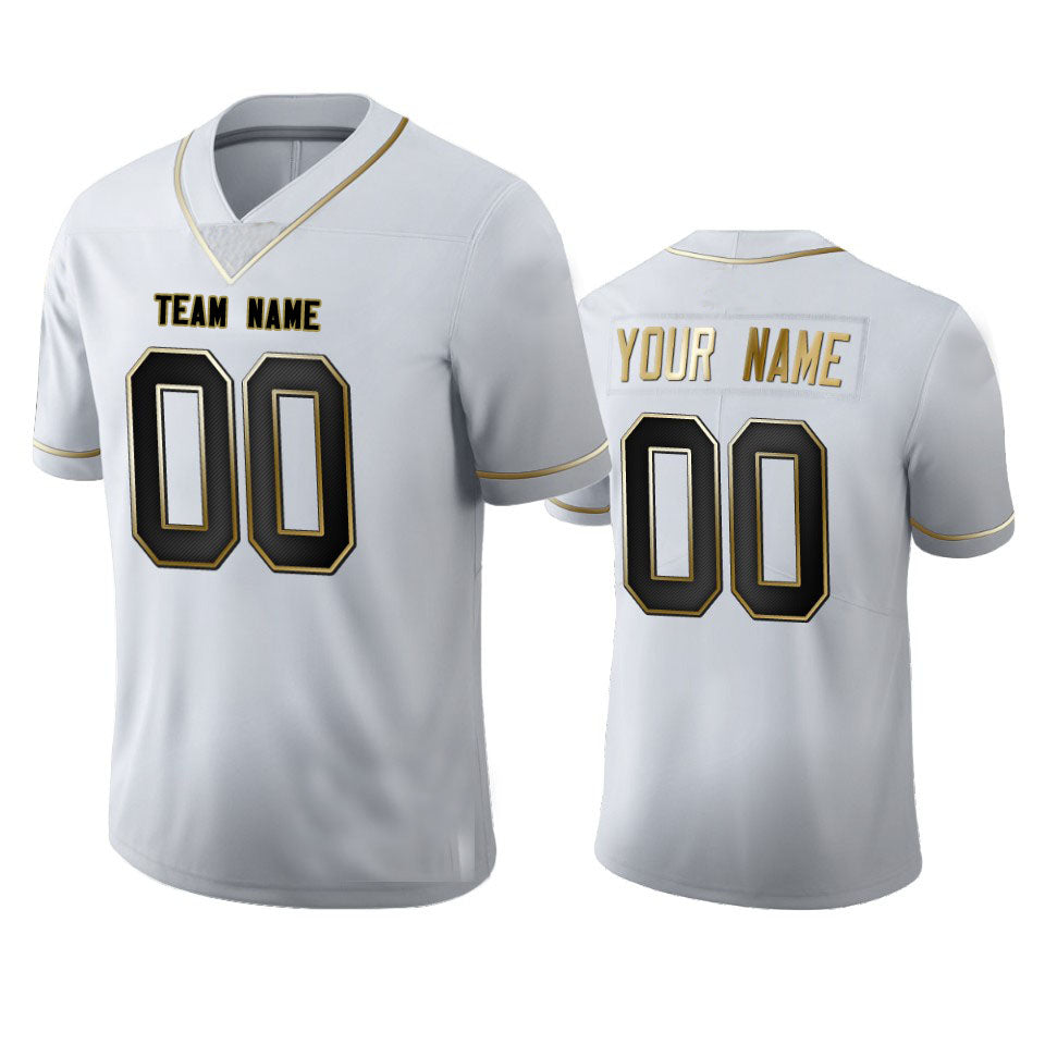 Custom white football jersey alternate | GameDay Jerseys