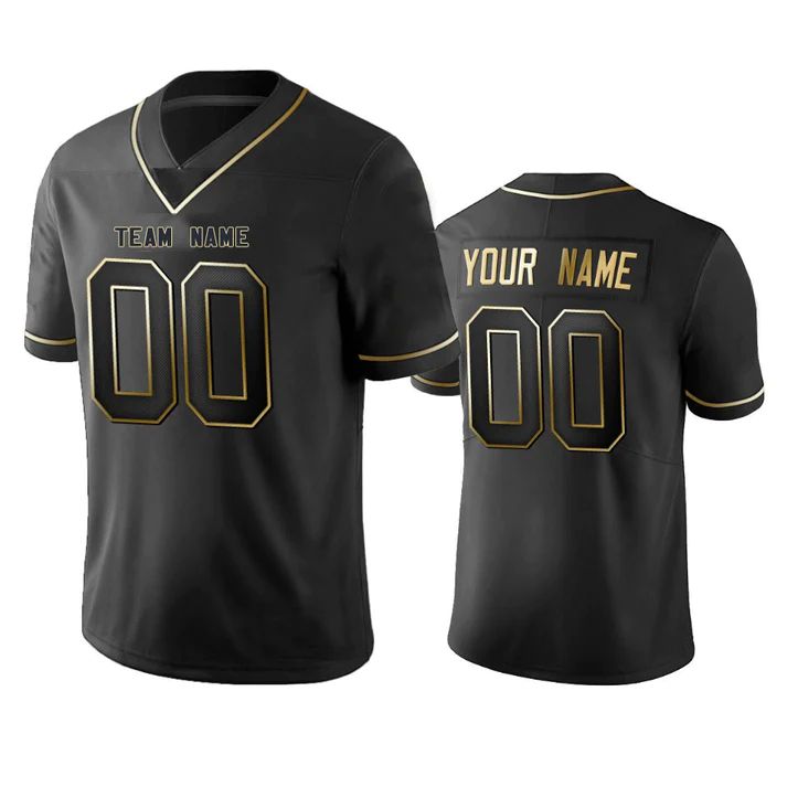 Custom black football jersey | GameDay Jerseys