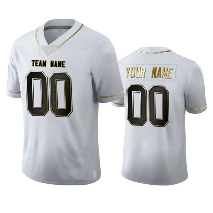 Custom white football jersey | GameDay Jerseys