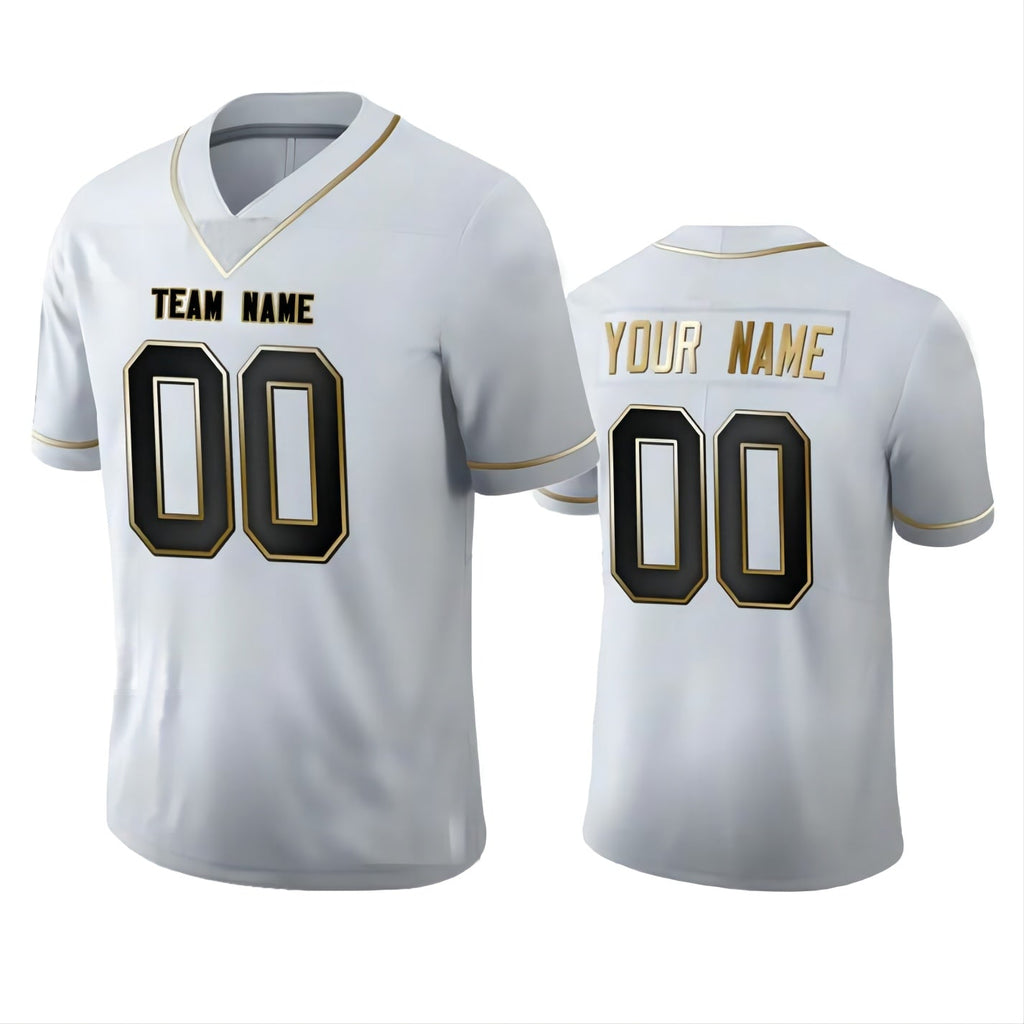 Custom white football jersey | GameDay Jerseys