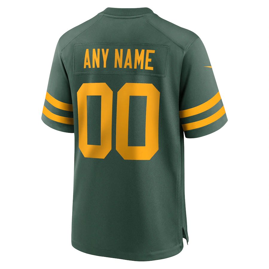 Custom green football jersey front view | GameDay Jerseys