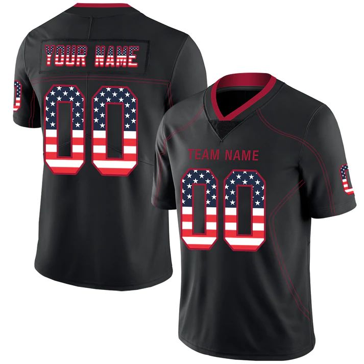 Custom black football jersey | GameDay Jerseys