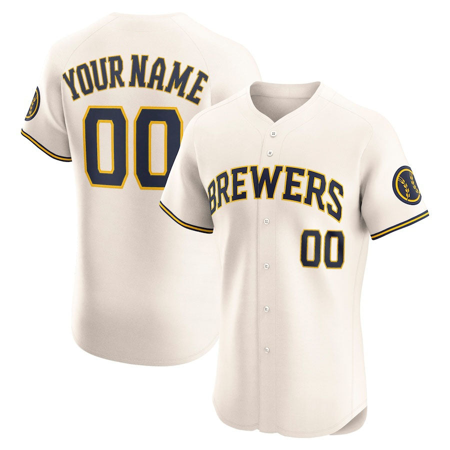 Custom cream baseball jersey | GameDay Jerseys