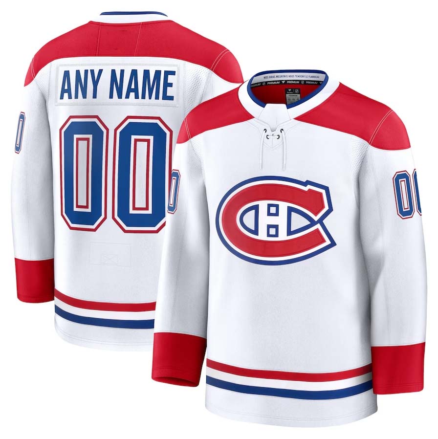 Custom white hockey jersey | GameDay Jerseys