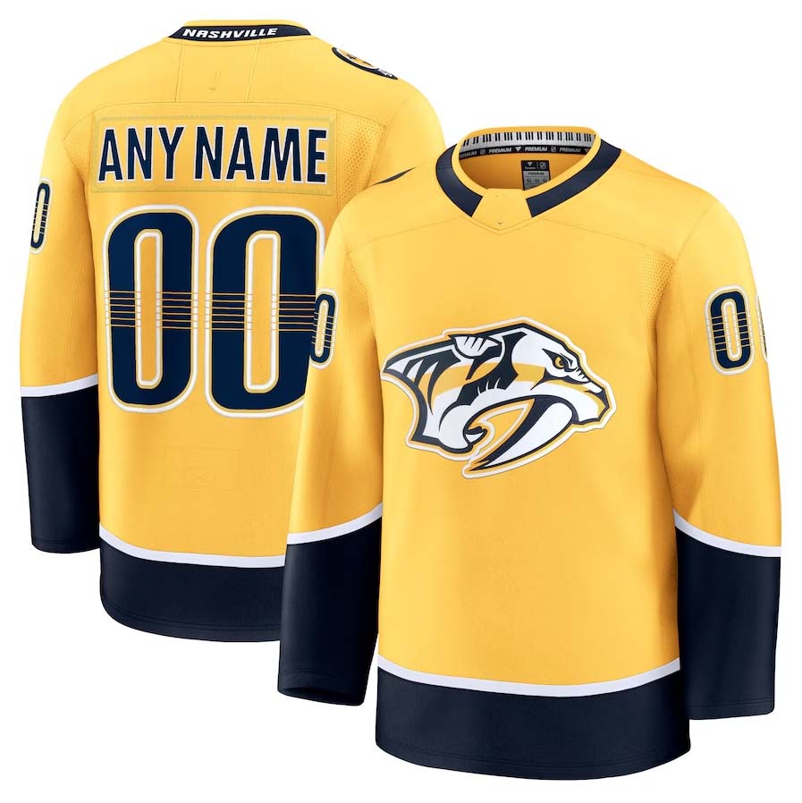 Custom gold hockey jersey | GameDay Jerseys