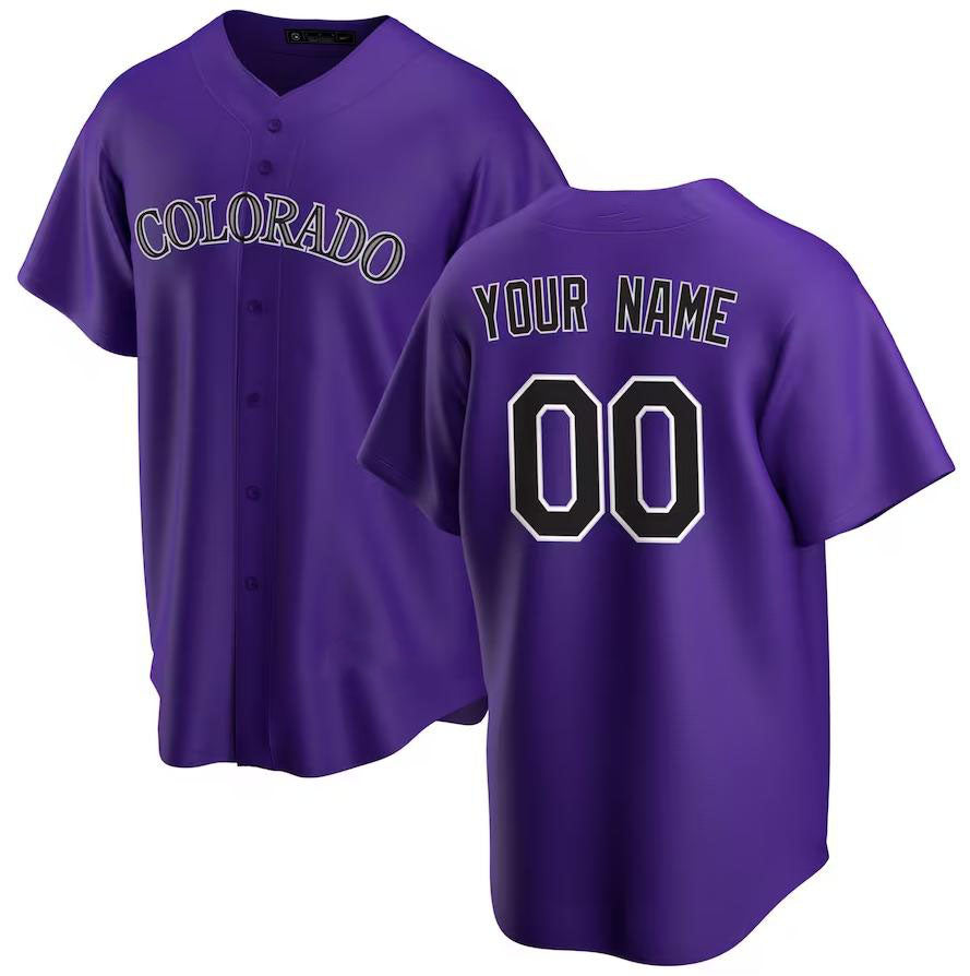 Custom purple baseball jersey | GameDay Jerseys