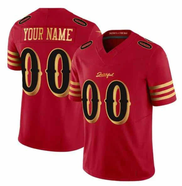 Custom red football jersey | GameDay Jerseys