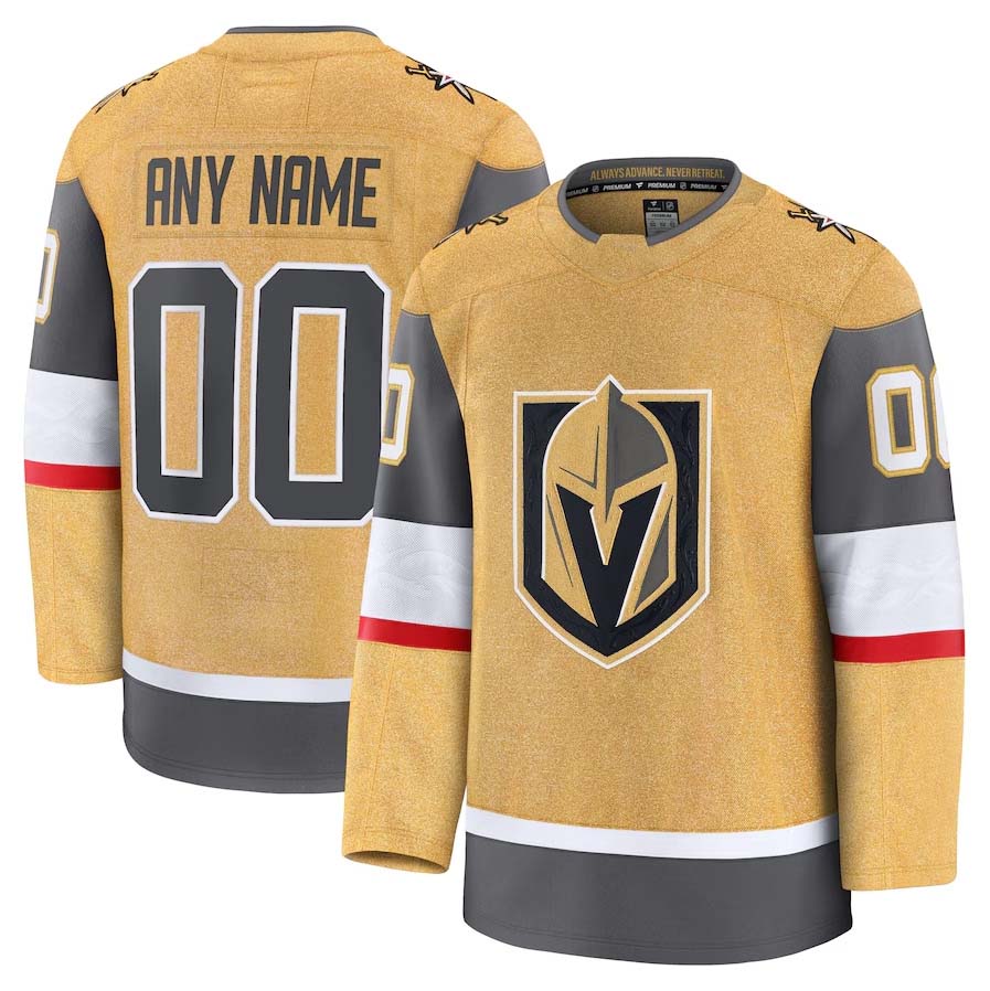Custom gold hockey jersey | GameDay Jerseys