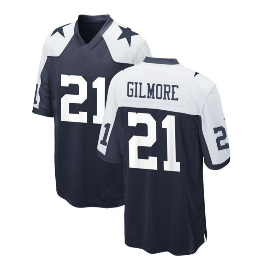 Custom navy football jersey #21 | GameDay Jerseys