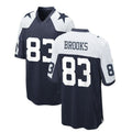 D.Cowboys #83 Jalen Brooks Alternate Game Jersey - Navy Stitched American Football Jerseys