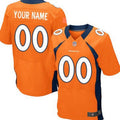 Custom D.Broncos Orange Elite Jersey Stitched Jersey American Football Jerseys