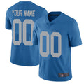 Custom D.Lions Alternate Blue Vapor Untouchable Limited Jersey Stitched American Football Jerseys