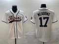 Detroit Tigers #17 Parker Meadows White With Patch Cool Base Stitched Baseball Jersey