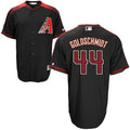 Custom Fan-Made Paul Goldschmidt Brick Arizona Diamondbacks #44 Black Baseball Jersey