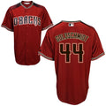 Custom Fan-Made Paul Goldschmidt Brick Arizona Diamondbacks #44 Red Baseball Jersey