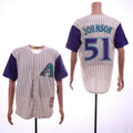 Custom Fan-Made Randy Johnson Arizona Diamondbacks #51 Baseball Jersey