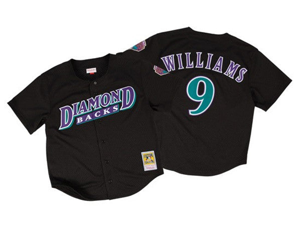 Custom Fan-Made Matt Williams Arizona Diamondbacks #9 Black Baseball Jersey