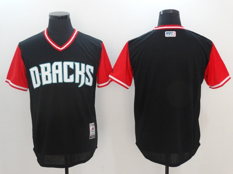 Custom Fan-Made Black 2017 Arizona Diamondbacks Baseball Jersey Arizona Diamondbacks Black 2017 Baseball Jersey